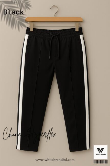 Men's China Dobby Hyperflex Trouser (Black)