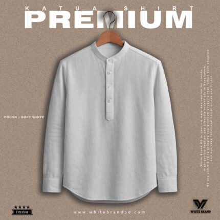 Men's Oxford Cotton Katua (White)