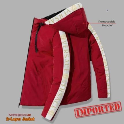 Brand's Wear-Bomber Jacket With Removeable Hoodie